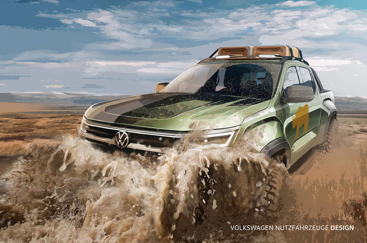 Next-gen Volkswagen Amarok previewed; to be based on new Ford Ranger - Image 1